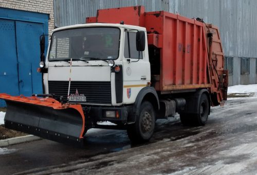 Отвал на мусоровоз